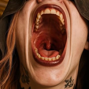 Giantess Vore POV - Daniela Dimitrescu eat you - mouthcam pov