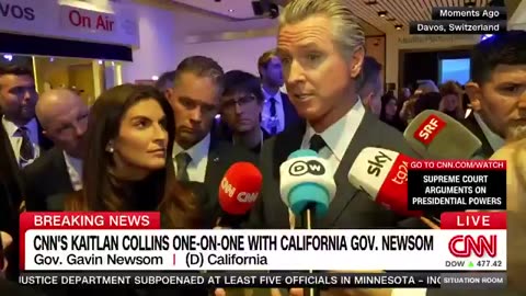 🟢 IS HE HIGH? Gavin Newsom Unable To Speak Coherently At Davos