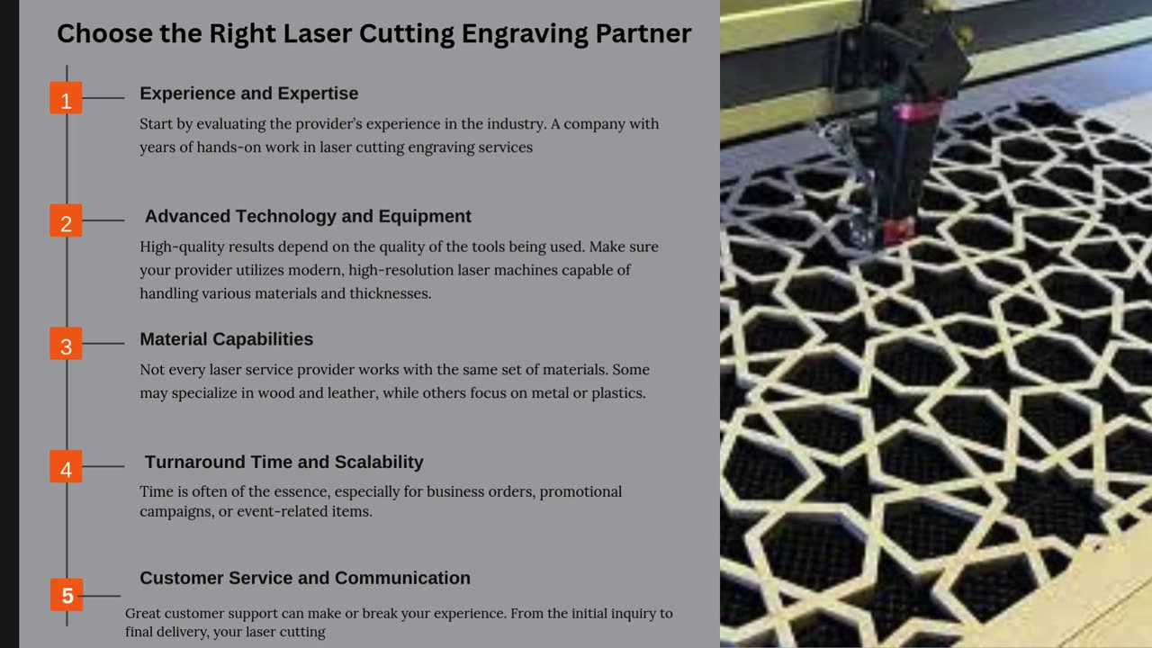 Professional Laser Cutting Engraving Services for Custom Designs