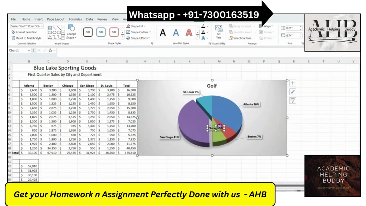 Excel 2021 Ch 3 Guided Project 3-3 Tutorial - Blue Lake Sporting Goods (SIMnet Assignments/Projects)