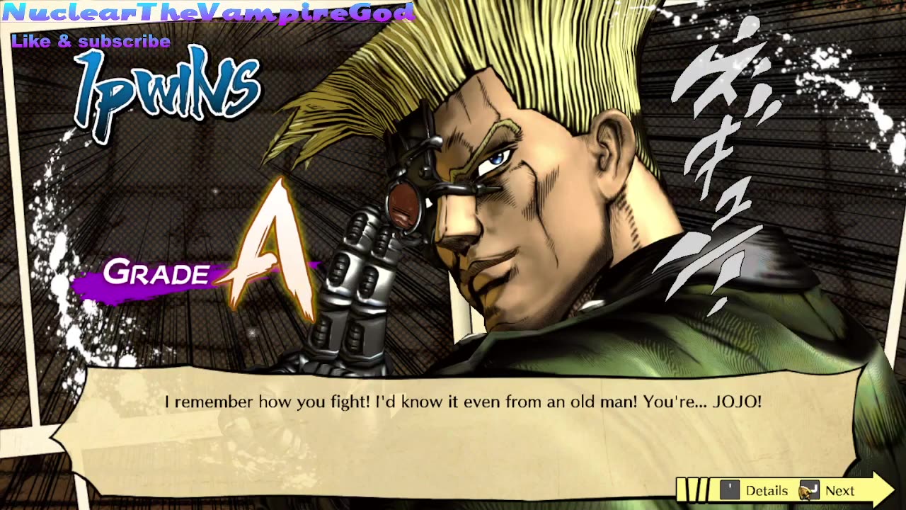 strohiem vs old Joseph joestar