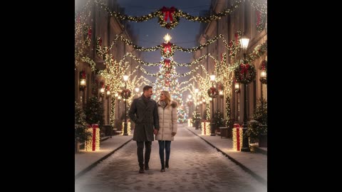 Snowy Christmas Night