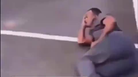 Third world savage tries to kidnap child