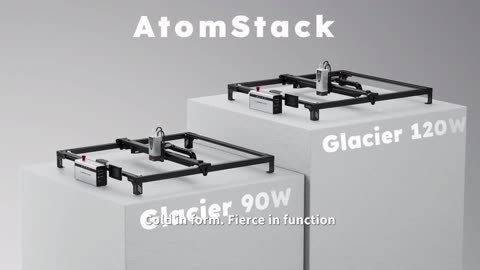 GlacierWorld s First 120W Water-Cooled Diode Laser Engraver by Atomstack
