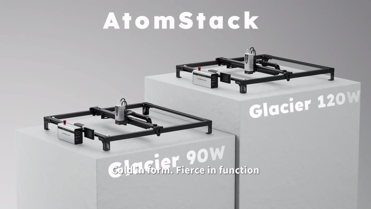 GlacierWorld s First 120W Water-Cooled Diode Laser Engraver by Atomstack