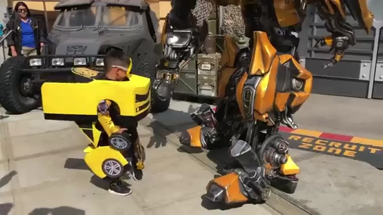 Funny Big Human Robot