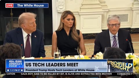 Genocidal Maniac Hosted at White House | Bill Gates