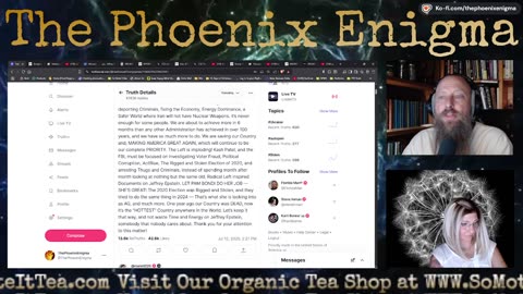 TPE Live - 7-14-25 - Epstein, Epstein, Epstein - THERE IS NO LIST, Really