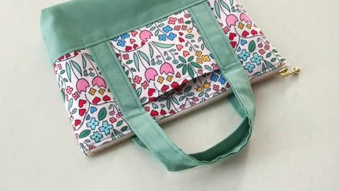 Simple Flower Bag🌸✨ | DIY | Quick Sewing Tips No. 294