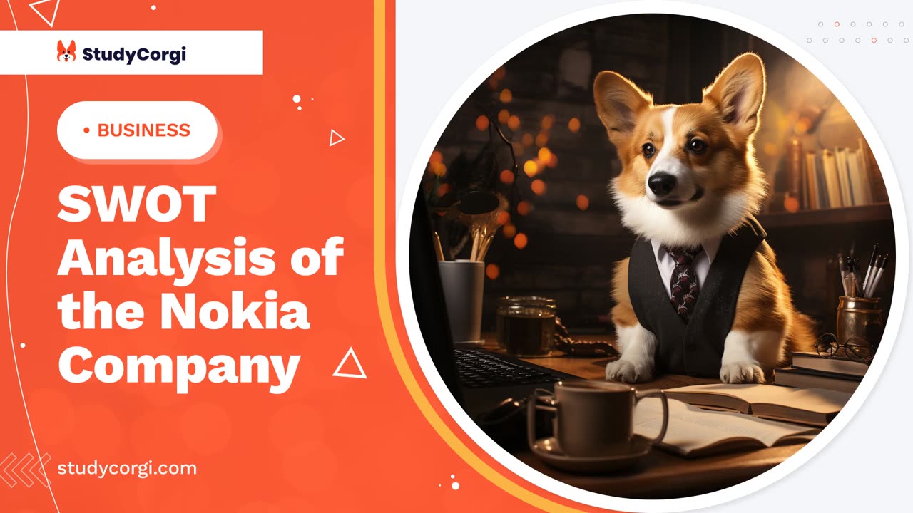 SWOT Analysis of the Nokia Company - Research Paper Example