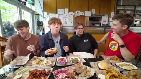 British College Students try American BBQ for the first time!