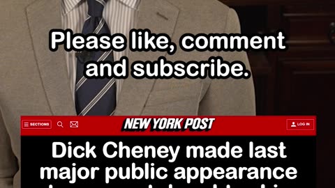 Dick Cheney dies at 84