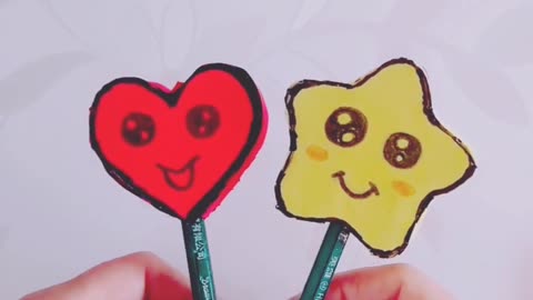 Paper crafts Love and sunflowers
