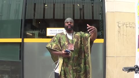 Hebrew Israelites Prophetic Camp Street Teaching 22-6-2025 The Hague (Netherlands) Pt 1