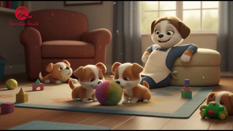 When Animals Babysit 🐶🐱🐒 Funny Kids Cartoon Story Cute Animal Chaos