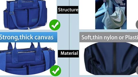 ZHMO All-in-One Canvas Tote Bag – Versatile Crossbody, Shoulder