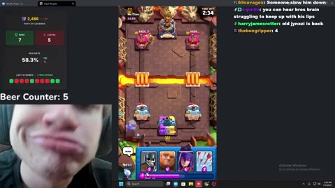 DRUNK CLASH ROYALE