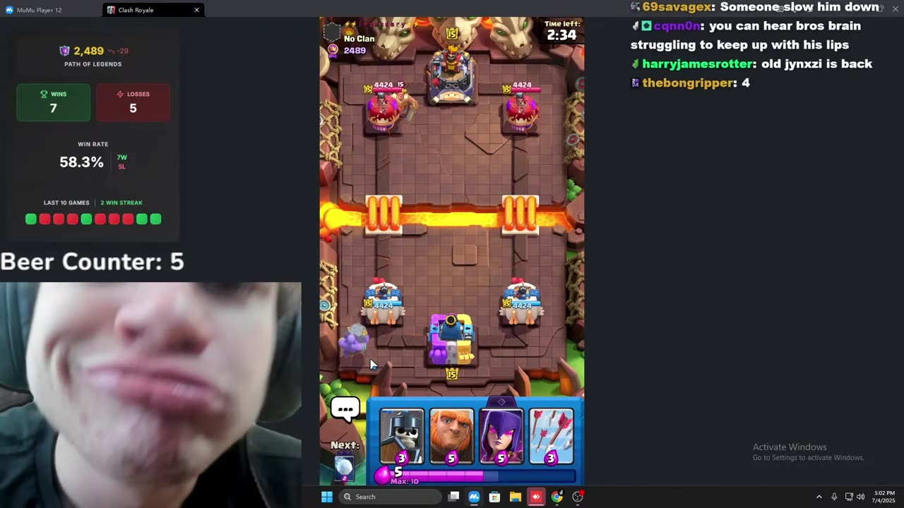 DRUNK CLASH ROYALE