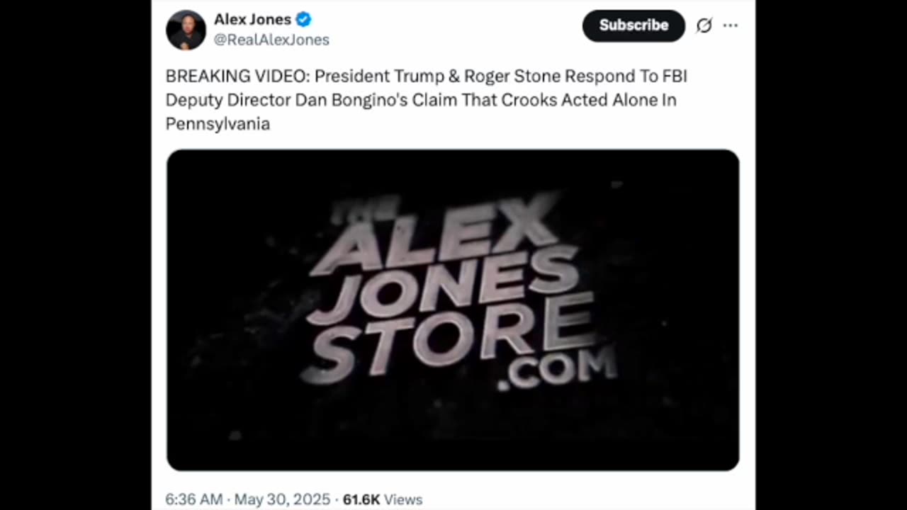 Alex Jones & Roger Stone React To FBI'S Kash Patel and Dan Bongino Recent Media Statements