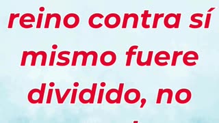 “Un reino dividido no puede mantenerse en pie” Marcos 3:24,25.#shortvideo #youtubeshorts #reels #yt