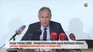 Höcke teilt gegen Reporter aus wegen angeblicher Russlandsnähe!