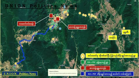 KIA ရေသောက်မြစ်ကို ဖြတ်မယ့် … တပ်မတော်ရဲ့ ဖား ကန့်ထိုးစစ်...။
