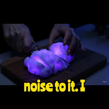 Cutting a Purple Cloud ☁️💜 The Most Satisfying ASMR Ever! #PurpleCloud #ASMRcutting #VisualASMR