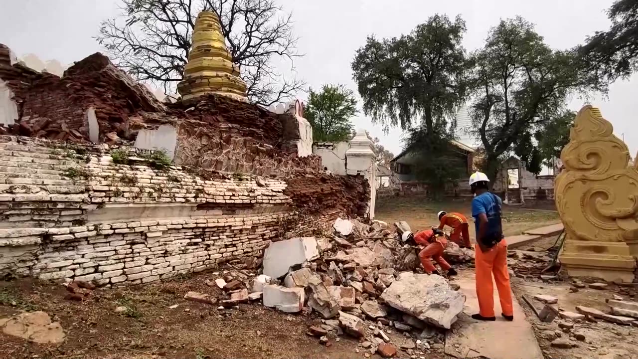Myanmar tour guide left 'heartbroken' as ancient temple destroyed