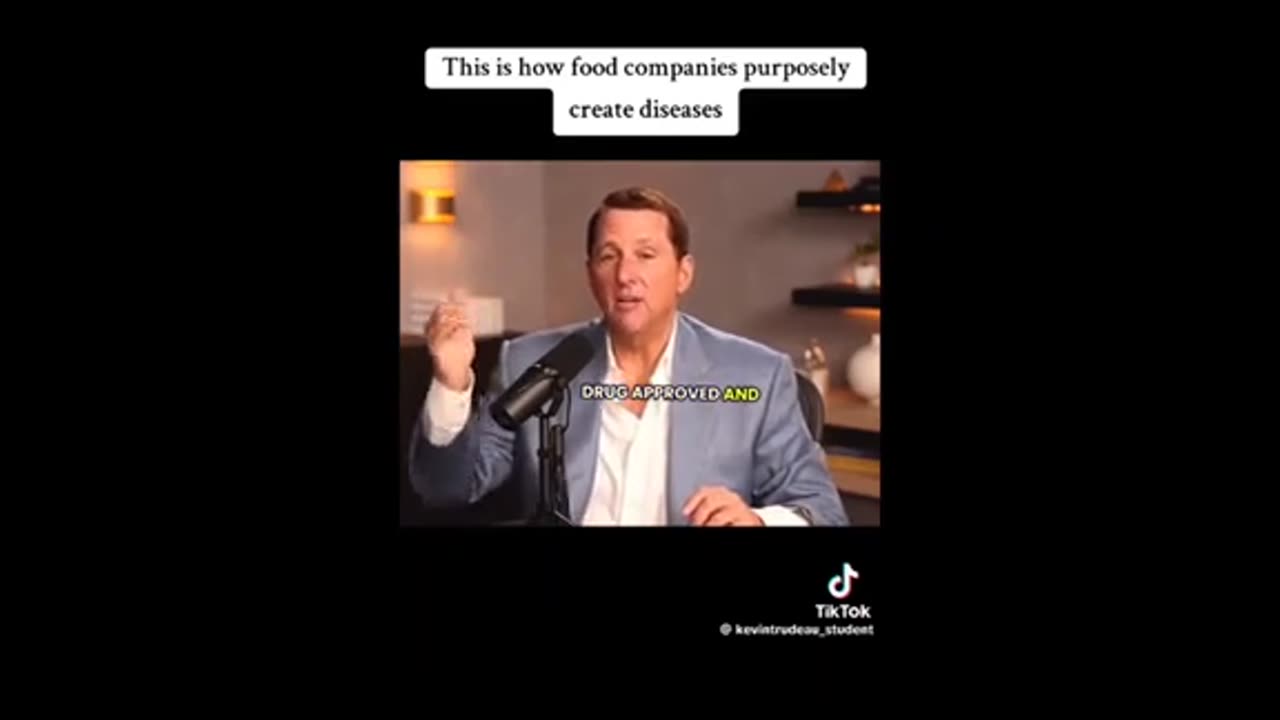 They want you sick ..