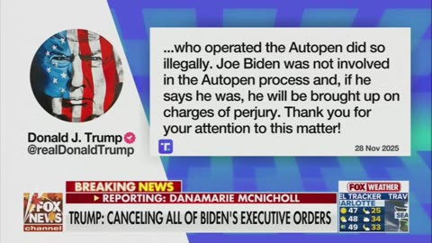 Trump TERMINATES Biden Orders in Massive Autopen Scandal Uploader: DeVory Darkins