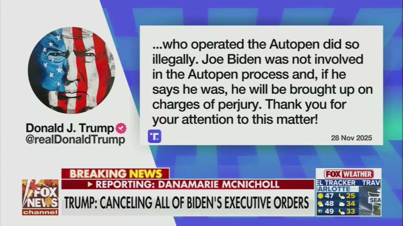 Trump TERMINATES Biden Orders in Massive Autopen Scandal Uploader: DeVory Darkins