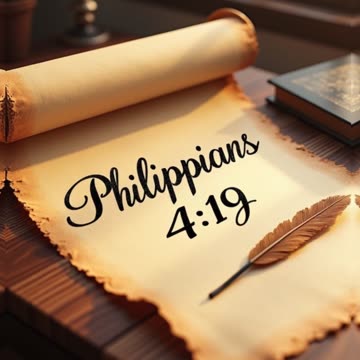 Daily Bible Verse - Philippians 4:19