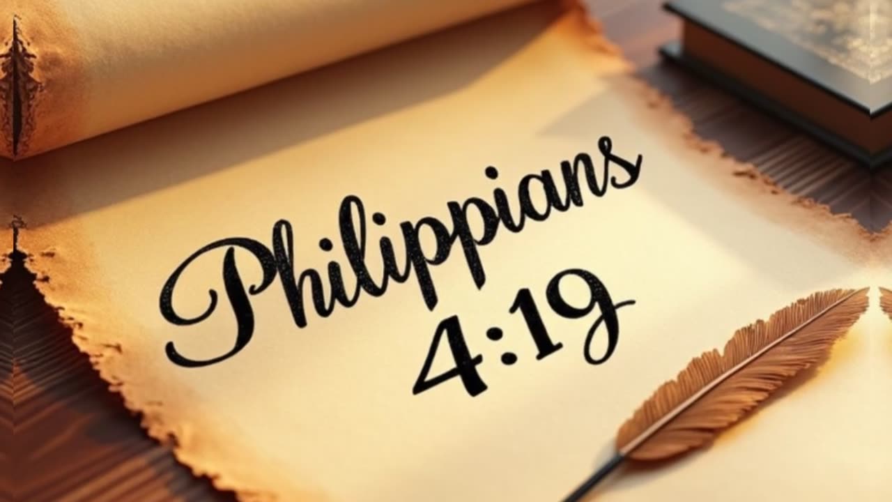Daily Bible Verse - Philippians 4:19