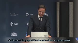 EUROPE IS TOLD TO PREPARE FOR ‘SCALE OF WAR OUR GRANDPARENTS ‘ENDURED …. People need to snap out of la la land and see that countries across the globe are occupied and being dismantled