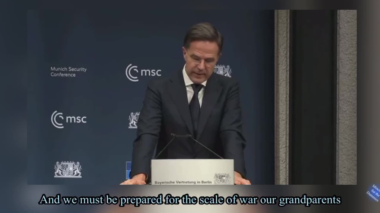 EUROPE IS TOLD TO PREPARE FOR ‘SCALE OF WAR OUR GRANDPARENTS ‘ENDURED …. People need to snap out of la la land and see that countries across the globe are occupied and being dismantled
