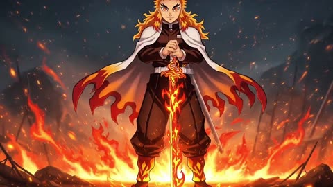 🔥 Flame of the Unbroken Will | Rengoku Kyojuro (Demon Slayer) Epic Tribute Song 🔥