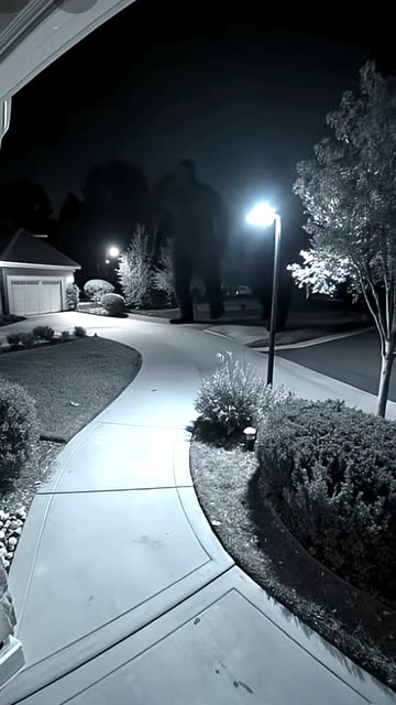 Giant creatures caught on CCTV