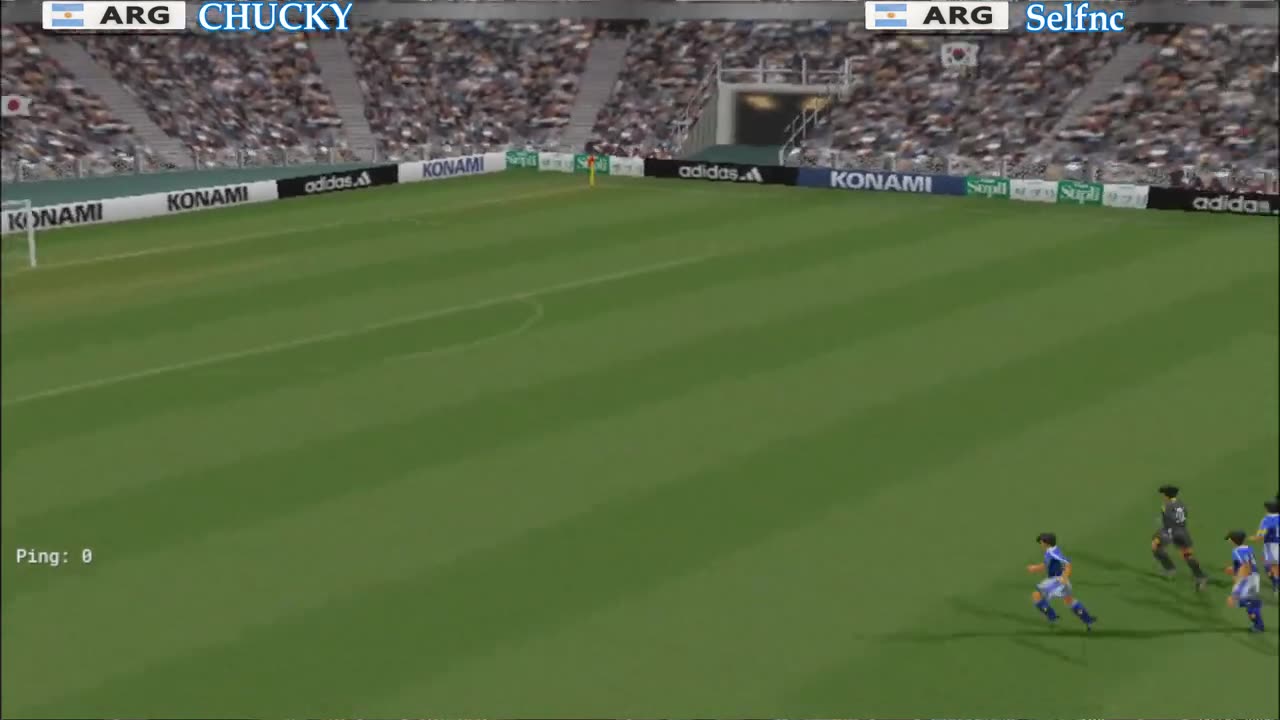World Soccer Jikkyou Winning Eleven 4 - CHUCKY vs Selfnc