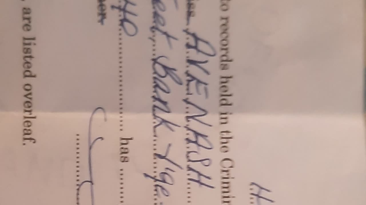 CERTIFICATE OF CHARACTER 0CTOBER 30 2025