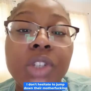 Woman promises to be racist and violent against white people 24/7