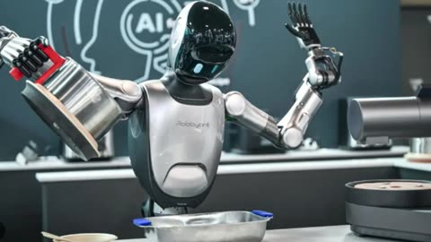 Jack Ma-backed firm unveils humanoid robot butler that can cook garlic shrimp
