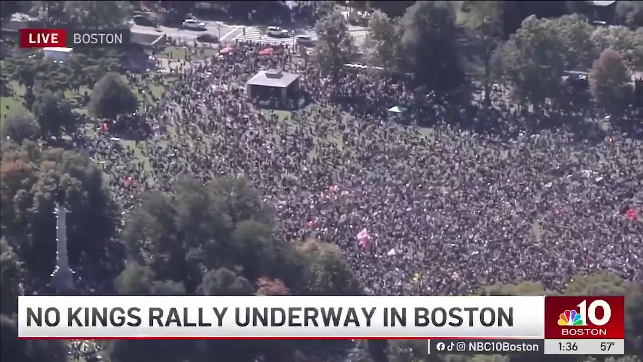 Liberals are FURIOUS after even NBC Boston had to call it like it is upon observing the "No Kings"