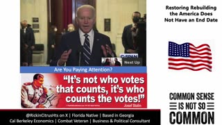 Biden and Stalin Said the Same Thing: It's Who Counts The Votes