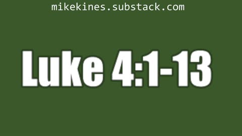 Luke 4:1-13