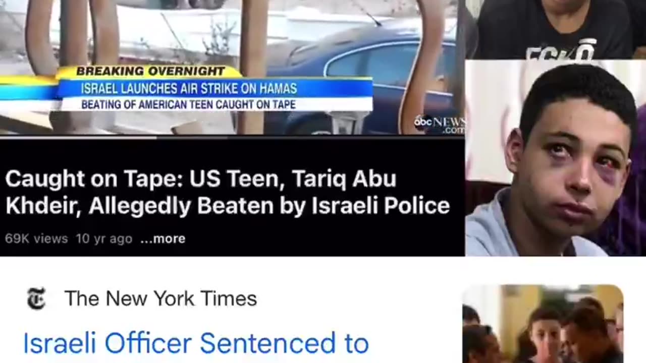 AMERICAN FROM TAMPA FL BEAT BY ISRAELI SOLDIERS