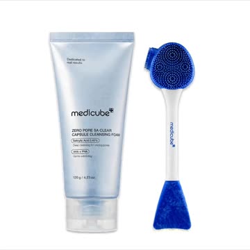 medicube Zero Pore Capsule & Pore Brush Set: Zero Pore Clear Blue Capsule Facial Deep