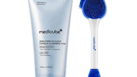 medicube Zero Pore Capsule & Pore Brush Set: Zero Pore Clear Blue Capsule Facial Deep