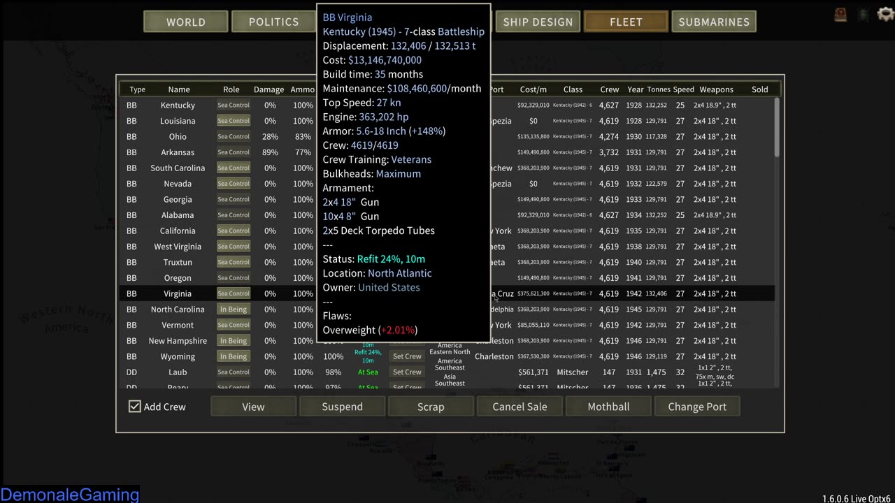 Peace at last for how long: Ultimate Admiral Dreadnought 38, 2nd USA Playthrough