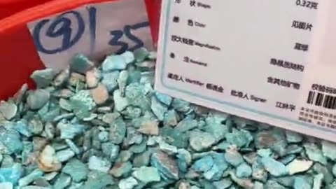 250324-3 The Sleeping Beauty turquoise rough material.
