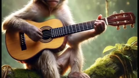 #ai #guitar #fyp #intertainment #instrumental #misic #monkey